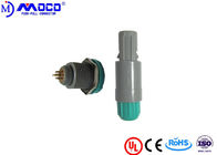 Green Nut Multi Pin Circular Connectors , EMG Systems Plastic Cable Connector