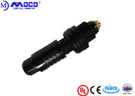 2P 2 - 26 Pin Medical Electrical Connectors Male And Female Black Color
