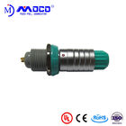 Medical Plastic Push Pull Connectors Metal Shell M14 Multipole