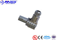 FLA 00 250 Right Angle Coaxial Cable Connectors With Nut For NDT Cable