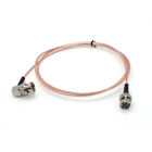 Straight To Right Angle BNC RG179 50 Ohm 75 Ohm SDI Cable