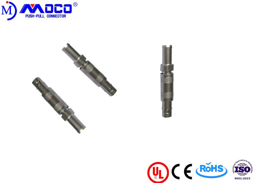FFA Single Pin Male Coaxial Cable Connectors For Ultrasonic Sensors PPS Insulator