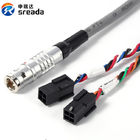Customized Wire Harness Cable Assembly Round Plug IP50 K Series ISO9001