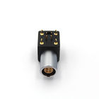 ZPG 0B Push Pull Miniature Circular Connector 4 Pin IP50 With Elbow Socket