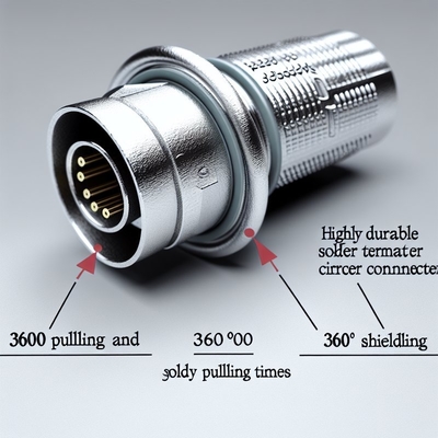 IP68 Waterproof Circular Push Pull Connectors 2-30 Cores 1031F Series