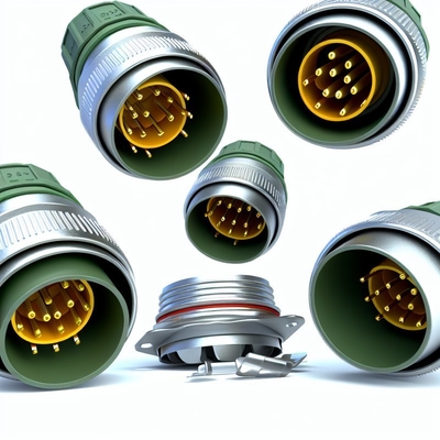 19 Core Circular Push Pull Connector IP68 Waterproof Rugged Shell