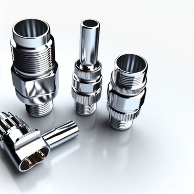 Sreada Push Pull Cable Connectors Chrome Silver IP50