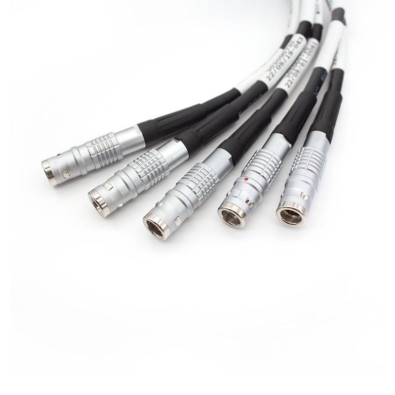 IP68 Waterproof Electric Cable Connectors TGG 1K 8 Pin Circular Connectors