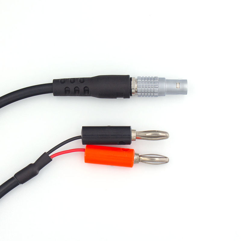 Banana Plug To TGG 0B Series 4 Pin Plug Wire Harness IP67 PPS Insulator