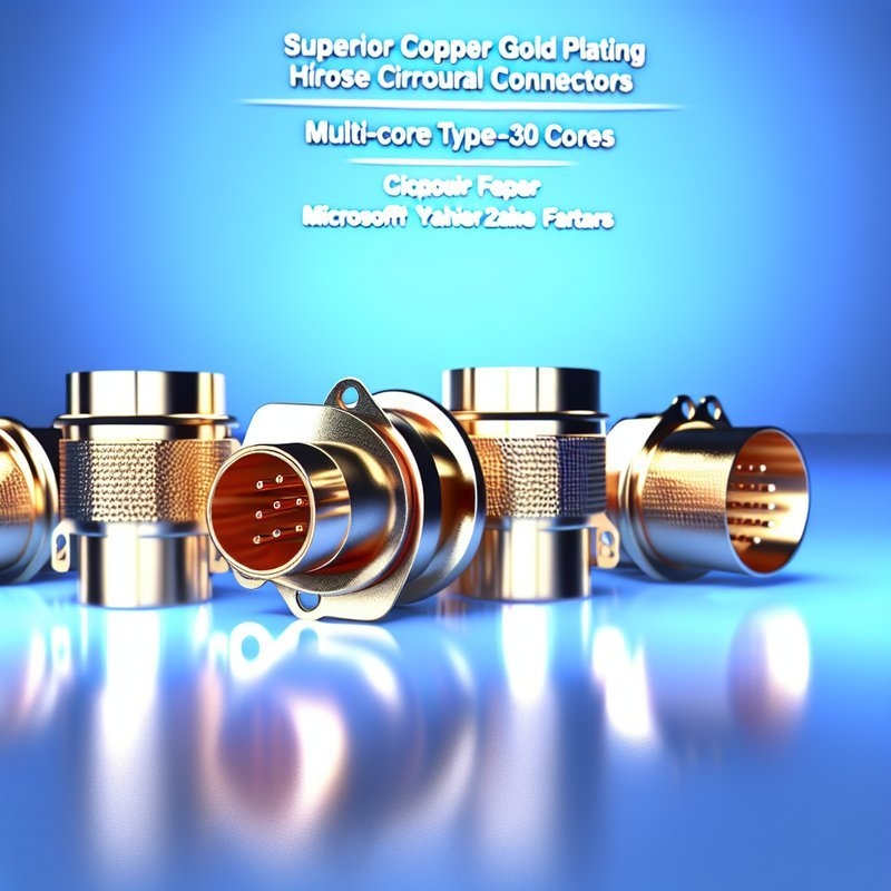 IP68 Waterproof Circular Push Pull Connector 2-30 Cores Solder Termination