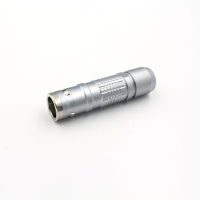 Straight Waterproof Connector IP68 6 Pin Circular Plug With EMC Shielding