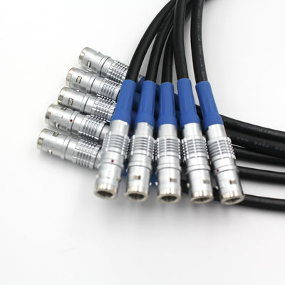 Push Pull Cable Metal Connectors IP68 Waterproof Aviation Double Plug Connector